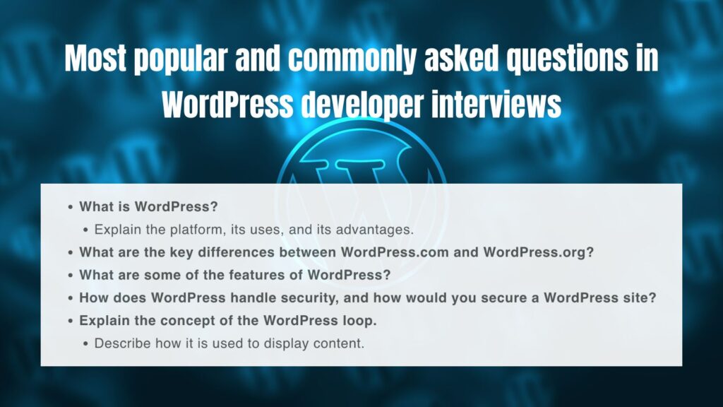 Most popular and commonly asked questions in WordPress developer ...