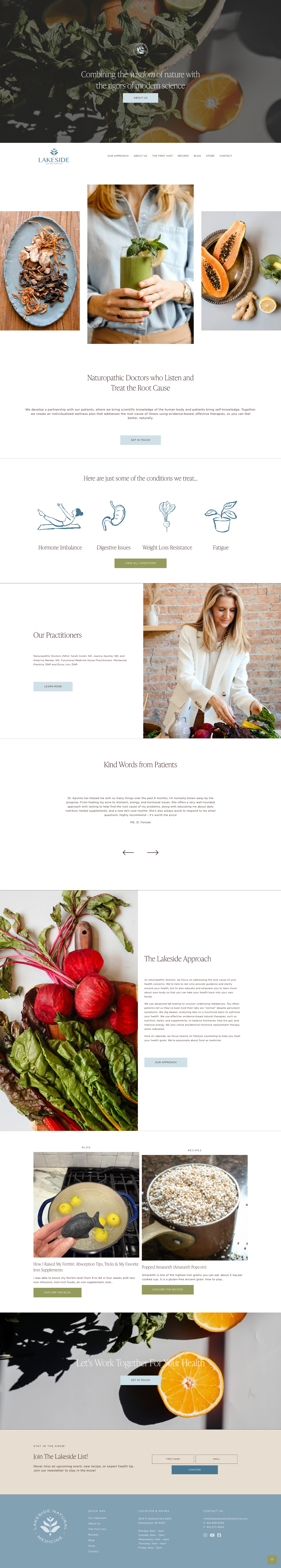 Homepage preview